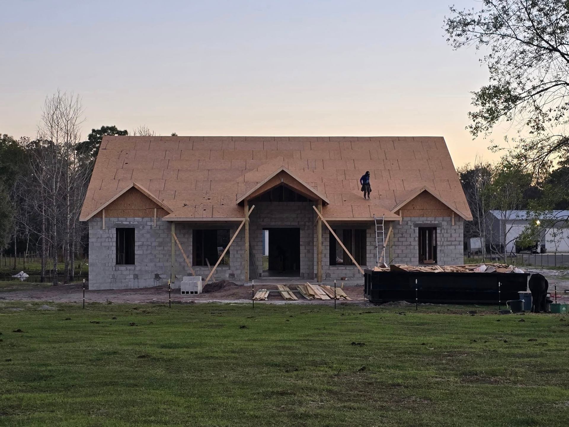 Home Construction Progress - Residential project in DeLand, FL